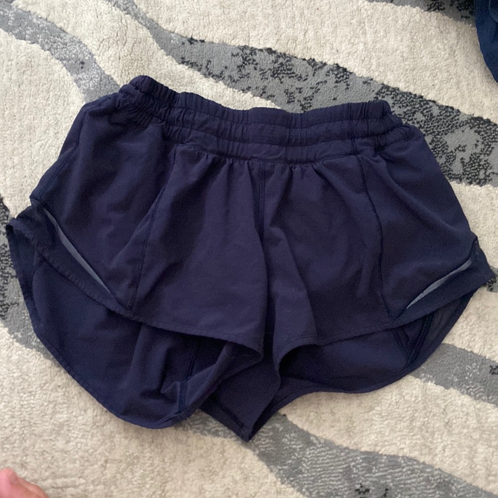 Navy lulu shorts